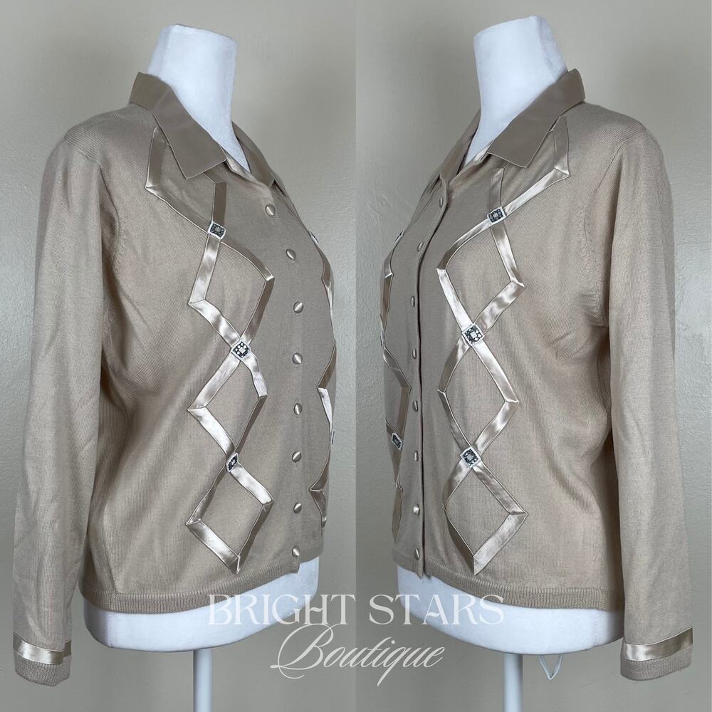 Rare Cardigan ASO Anya Buffy the Vampire Slayer Wool Silk Blend Classic - Picture 6 of 13